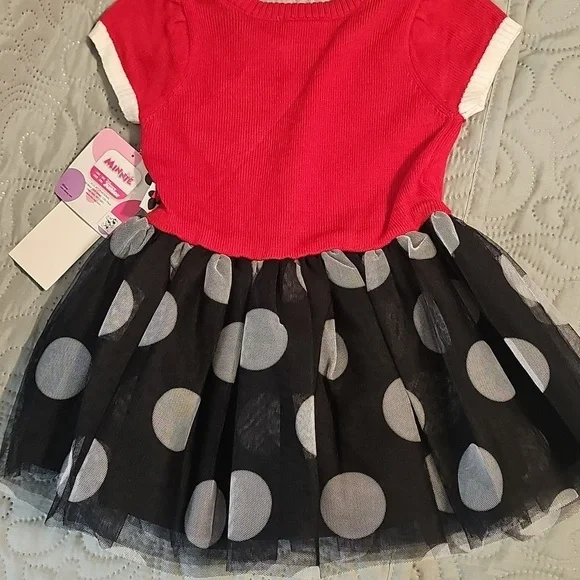Minnie Mouse Red and Black Polka Dot Dress - Picture 4 of 4